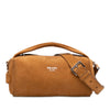 Secondhand Prada Suede Top Handle Satchel