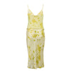 Secondhand Roberto Cavalli Class Leaf Print Top and Skirt Set