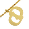 Secondhand Christian Dior CD Pendant Necklace Gold-plated