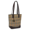 Secondhand Burberry Nova Check Tote canvas check pattern