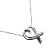 Secondhand Tiffany & Co. Paloma Picasso Loving Heart Pendant Necklace Silver 925