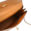 Hermes Kelly Handbag Brown Chamonix with Gold Hardware