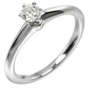 Secondhand Tiffany & Co. Tiffany Setting Solitaire Ring Platinum with RBC Diamond