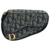 Secondhand Christian Dior Vintage Saddle Coin Purse Diorissimo