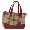 Secondhand Burberry Nova Check Handbag Nova Check Canvas and