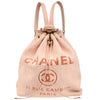 Secondhand Chanel Deauville Backpack Pink