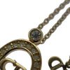 Secondhand Christian Dior CD Pendant Necklace Gold-plated
