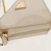 Secondhand Prada Triangle Double Zip Pouch Bag with Chain