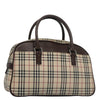 Burberry Nova Check Bowling Bag Canvas
