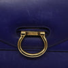 Secondhand Celine Gancini Handbag Purple Leather Bags