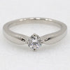Secondhand Bvlgari Dedicata a Venezia Solitaire Ring Platinum with RBC Diamond E/VS2
