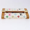 Secondhand Louis Vuitton Porte-Monnaie Plat Coin Purse Monogram Multicolor