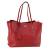 Secondhand Gucci Swing Tote Red Leather Bags