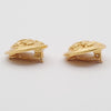 Secondhand Chanel Vintage CC Round Button Clip-On Earrings