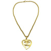 Secondhand Chanel CC Heart Pendant Necklace