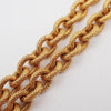 Secondhand Chanel Vintage CC Logo Chain Charm Pendant Gold-plated