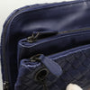 Secondhand Bottega Veneta Intrecciato Navy Leather Bags