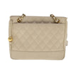 Secondhand Chanel Vintage Slit Pocket Shoulder Bag Quilted Caviar
