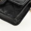 Secondhand Chanel Classic Flap Clutch with Chain Quilted Caviar