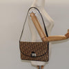 Christian Dior Vintage Trotter Shoulder Bag Embroidered Diorissimo Canvas