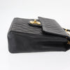 Secondhand Chanel Vintage Classic Single Flap Bag Quilted Caviar