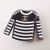 Secondhand Chanel CC Logo Sweater Clothes Motif Pin Brooch
