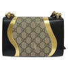 Secondhand Gucci Padlock Shoulder Bag GG Coated Canvas and