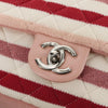 Secondhand Chanel Rope Flap Bag Quilted Striped Jersey