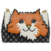 Secondhand Louis Vuitton Orange Cat Shoulder Bag Limited Edition Grace Coddington Epi Leather and Catogram