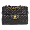 Chanel Vintage Classic Single Flap Bag Quilted Lambskin