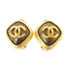 Secondhand Chanel CC Clip On Earrings Metal with