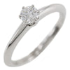 Secondhand Tiffany & Co. Tiffany Setting Solitaire Ring Platinum with Diamond