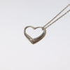 Secondhand Tiffany & Co. Elsa Peretti Open Heart Pendant Necklace Sterling