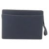 Secondhand Celine Clutch Bag Navy Leather Accessories