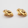 Secondhand Chanel Vintage Round CC Clip-On Earrings