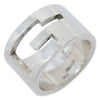 Secondhand Gucci Logo Band Ring Sterling