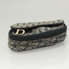 Secondhand Christian Dior Saddle Zip Pouch Diorissimo