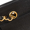 Secondhand Chanel Vintage Stitched CC Shoulder Bag Caviar