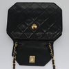 Chanel Vintage Octagon CC Flap Bag Quilted Leather