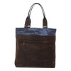 Salvatore Ferragamo Convertible Front Zip Pocket Tote Suede