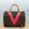 Louis Vuitton Speedy Handbag Limited Edition V Monogram Canvas