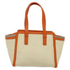 Secondhand Salvatore Ferragamo Gancini Tote Canvas and