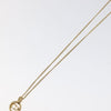 Secondhand Christian Dior CD Pendant Necklace Gold-plated