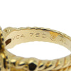 Secondhand Van Cleef & Arpels Vintage Alhambra Ring 18K Yellow Gold with Diamond