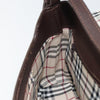 Secondhand Burberry Vintage Handbag Brown Leather Bags