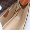 Celine Vintage Macadam Shoulder Bag Canvas and Leather