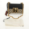 Gucci Padlock Shoulder Bag GG Coated Canvas and Leather