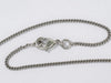 Secondhand Chanel CC Necklace Silver Metal Jewelry