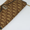 Christian Dior Vintage Trotter Flap Shoulder Bag Canvas