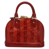 Louis Vuitton Alma Handbag Limited Edition Monogram Vernis Rayures